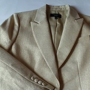 Talbots Gold Sparkle Blazer